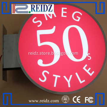 aluminium profile 3D light box sign